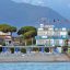 Hotel a marina di Massa, vista dalla spiaggia hotel Eco Del Mare