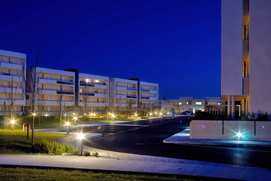 Vista notturna esterno 04 appartamenti Viareggio Cod 1352